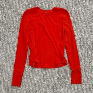 Lululemon UV Protection fold-over Running long Sleeve